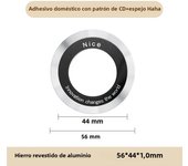 Ring Bracket For Magsafe Magnetic Plate Ring Universal Metal Sticker Support Wireless Charger Plate Sheet For Magnet Car Holder