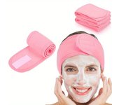 Women's Adjustable Wide Headband - Great Cosmetic Accessory for Yoga, Sports, Spa, Bath, Shower, Makeup and Face Wash