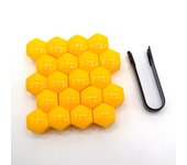 17/19/21MM Car Wheel Nut Head Cover Caps Protection Anti-Rust Auto Hub Screw Cover Car Tyre Nut Bolt Exterior Decoration 20Pcs