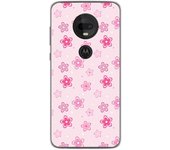 Tumundosmartphone Funda Gel Tpu para Motorola Moto G7 / G7 Plus diseño Flores Dibujos