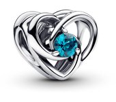 Pandora Charm en plata de ley Corazón y Gemas 793744C01 , para Mujer