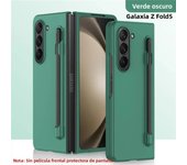 Luxury Skin Feel Slim Case for Samsung Galaxy Z Fold 6 5 4 Stylus Pen Slot Holder Plastic Fold Shockproof Protection Hard Cover
