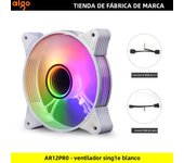 Aigo AR12PRO Computer Case fan ventoinha PC 120mm rgb fan 4pin PWM CPU Cooling fan 3pin5v Unlimited space argb 12cm ventilador