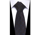 New Design  Men's Print Pattern Ties for Men 7.5 cm Neckties Polyester Jacquard Gravatas Wedding Ties Fit Workplace