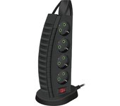 Toma de corriente de superficie con múltiples tomas, Cargadores USB Y type C, protector de sobretensión, enchufe UE, vertical