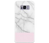 Funda compatible con Samsung Galaxy S8 - Mármol y rosa