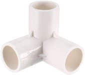 10 piezas Tee codo PVC accesorios de tubería muebles grado 20mm tamaño Tee ángulo conjunta