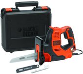 Sierra Scorpion 500W AutoSelect + 3 hojas y maletín Black+Decker RS890K-QS