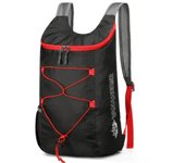 Mochila plegable multifuncional para exteriores, bolsa deportiva de tela de nailon impermeable y ligera de alta densidad para acampar de muy fácil almacenamiento super liviana