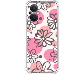 Funda Silicona Antigolpes para Oppo A96 5G diseño Flores 09 Dibujos