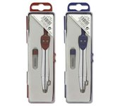 Bismark basic compas escolar metalico - incluye tubo de minas - presentado en estuche de plastico - colores surtidos