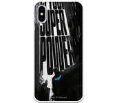 Carcasa para Iphone X - XS - Batman Logo White