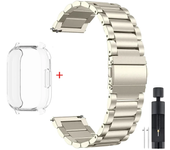 Case+ Metal Strap For Redmi Watch 5 Active TPU Soft Case For Xiaomi Redmi Watch 5 Lite Men Stainless Steel Watchband Correa