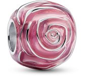 Pandora Charm en plata de ley Rosa Rosa Floreciendo  ​ 793212C01 , para Mujer