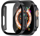 Waterproof Case for Apple Watch Ultra Screen Protector Case 49mm Straight Edge Cover iWatch series 8 SE 7 4 45mm 41mm 44mm 40mm