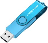 JASTER USB Flash Drive Mini plastic pendrive With keychain USB 2.0 Rotatable Memory stick 4GB 8GB 16GB 32GB 64GB 128GB Pen Driv
