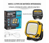 Portable LED Spotlight Lantern Strong Light Flashlight Outdoor Camping Fishing Emergency Rechargeable Magnetic Work Lamp W892