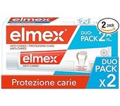 Elmex Protección Caries Pasta de Dientes con Fluoruro de Amina | Pack 2 Uds x 75ml | Protege contra la Caries | Dentífrico que Fortalece el Esmalte | Protección Superior de los Dientes