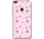 Tumundosmartphone Funda Gel Tpu para Huawei P8 Lite 2017 Diseño Flores Dibujos