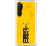 Funda compatible con Xiaomi Mi Note 10 Lite - Be Unique Funda Gel get fit