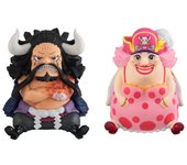 Set figuras megahouse lookup one piece kaido the beast & big mom