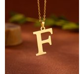 Stainless Steel A-Z Alphabet Necklace For Women Gold Color Punk 26 Letter Pendant Choker Necklace Party Aesthetic Jewelry 2024