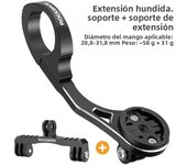 ROCKBROS Bicycle Computer Light Mount Extension Bracket Bike Support Gopro Holder For Bryton IGS Garmin Computer Bicycle Holder