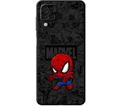 Comics Marvel SpiderMan Deadpool Case For Samsung Galaxy A73 5G A72 A71 4G A53 A70 A32 A24 A23 A22 A21s Black Tpu Phone Cover