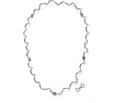 BREIL Colección FLOWING, Collar Mujer en Acero Coloreado, Ideas de Regalos para Mujer