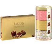 Lacasa Lote de Caja de Bombones Cortados 180G + Lata de Bombones surtido 180G