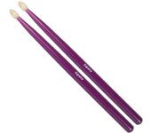baquetas tambor reglamento par gonalca Largo total:38,5cm.Bola: alto 2,5cm ancho1,6cm.Ref.02000 morado