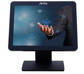 Avpos avpos-t15 monitor tactil de 15 pulgadas - pantalla true flat capacitiva de 10 puntos - 1024x768 - 400cd/m2 - vga - color negro