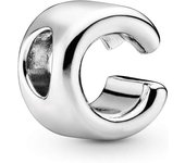 Charm de plata de ley 925 con letra de PANDORA，Incluye Caja Original