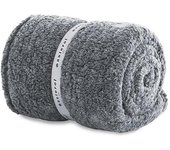 Manterol - Manta plaid de sofá borreguito liso con tejido de sherpa extra suave, cálido y mullido, ideal para sofá o pie de cama.