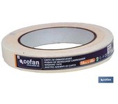 Cofan Cinta Crepe Carrocero 60mm X 45mts - Adhesivos y Cintas Adhesivas para Paredes