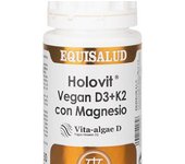 Equisalud Holovit Vegan D3 & k2 con Magnesio 50 Cápsulas