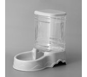 3.8L Automatic Pet Feeder Large Cat Dog Food Dispenser Water Fountain Drink Bowl Corner Dog Bowl Cat Feeding