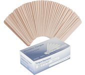 10/30/50/100PCS Disposable Tongue Depressor Wooden Tattoo Waxing Stick Individual Paper Pack Hair Removal Sticks Tattoo Supplies