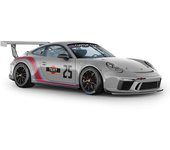 Pegatinas/Vinilos coches Franjas Laterales Curvadas Martini compatible Porsche Carrera/Carrera Turbo/Targa 2005-2021