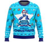 Mega Man Mega Holiday Ugly Christmas Sweater Christmas Sweater Gift Santa Claus Pullover Men 3D Sweatshirt Top Autumn Winter