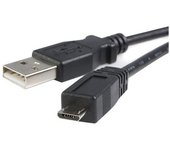 StarTech.com - Cable de 50cm Micro USB B a USB A Cargador para Teléfono Móvil Datos USB 2.0 - Macho a Macho - Negro UUSBHAUB50CM
