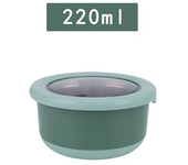 Fresh-keeping Box Stainless Steel Food Sealing Bowl Anti-scalding Lunch Box with Lid Kitchen Food Sealing Bowl Fresh-keeping Box
