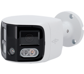 Cámara Bullet IP X-Security 8 Megapíxel - Active Deterrence | SMD 4.0 - 2 Lentes 2.8 mm / Dual Light 20m - WDR 120 dB | Micrófono y Altavoz integrado - PoE | H.265 - Funciones inteligentes