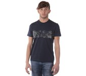Emporio Armani EA7 Camiseta Algodón Hombre Azul Oscuro 3ZPT44PJ30Z 1554