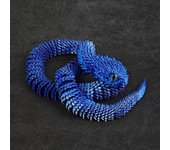 Juguetes de serpiente impresos en 3D, juguete de serpiente misterioso sorpresa de 24 pulgadas, artilugios de serpiente flexibles para aliviar el estrés, perfectos para la decoración de la oficina en el hogar, ideales para coleccionistas y entusiastas de F