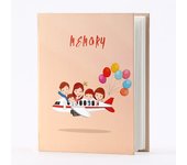6-inch Photo Albums 200Pcs Large Capacity Foldout Family Photo Album Children Growth Album Plastic Sealed Photo Album