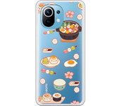 Funda original compatible con Xiaomi Mi 11 - Patron comida asiatica
