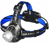 Linterna de cabeze frontal led recargables ajustable diferentes modos gran luminosidad e iluminacion para campo, camping al aire libre, escalada de montaña y minería y reparación de automóviles - Extrastar