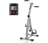 GYMFORM - Bicicleta estática a pedales BI-Pedaler con Computador, Plegable, Ejercita Piernas y Brazos al mismo tiempo, 6 alturas diferentes, Distintos niveles de resistencia, Equipo de fitness para personas mayores