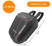 1-5L Universal Scooter Front Bag Electric Scooter Storage Bag Waterproof EVA Hard Shell Bag for Xiaomi Mijia M365 Accessories